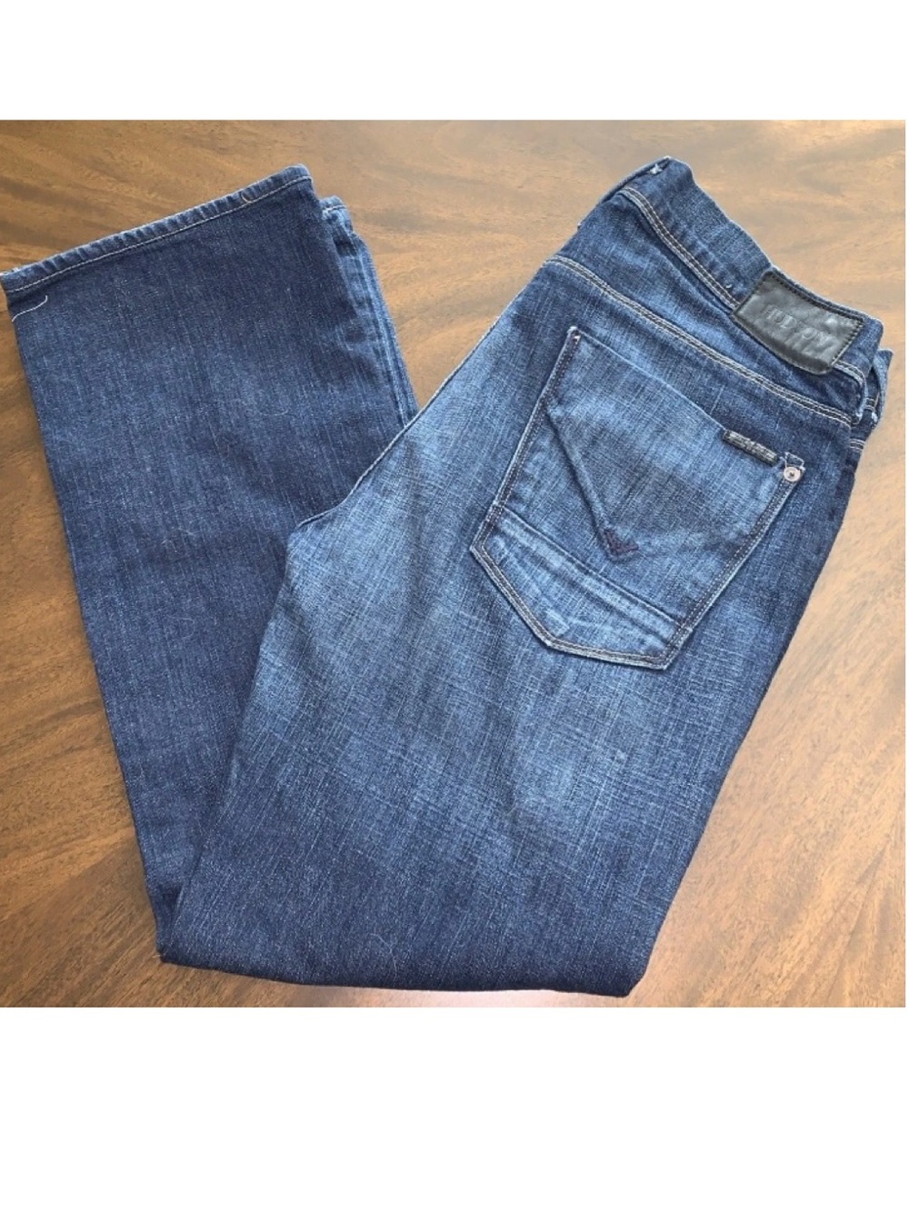 🇺🇸 Hudson Jeans Men's Indigo Straight-Leg Denim